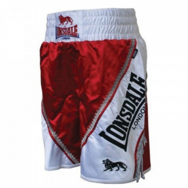 Lonsdale Boksbroek Groot Logo Braid Rood 402421